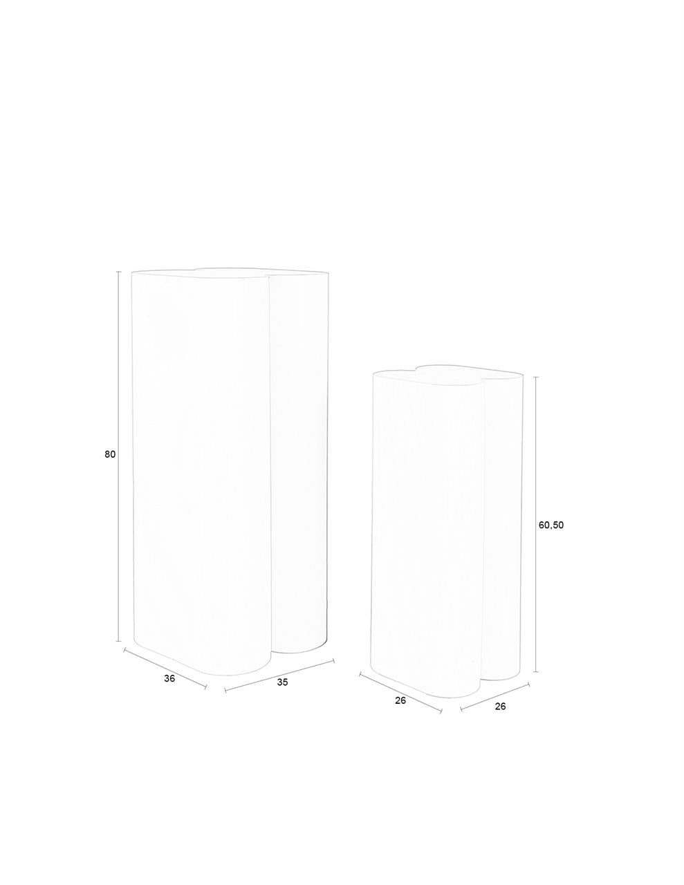Set de 2 Supports pour Plantes - Zuiver