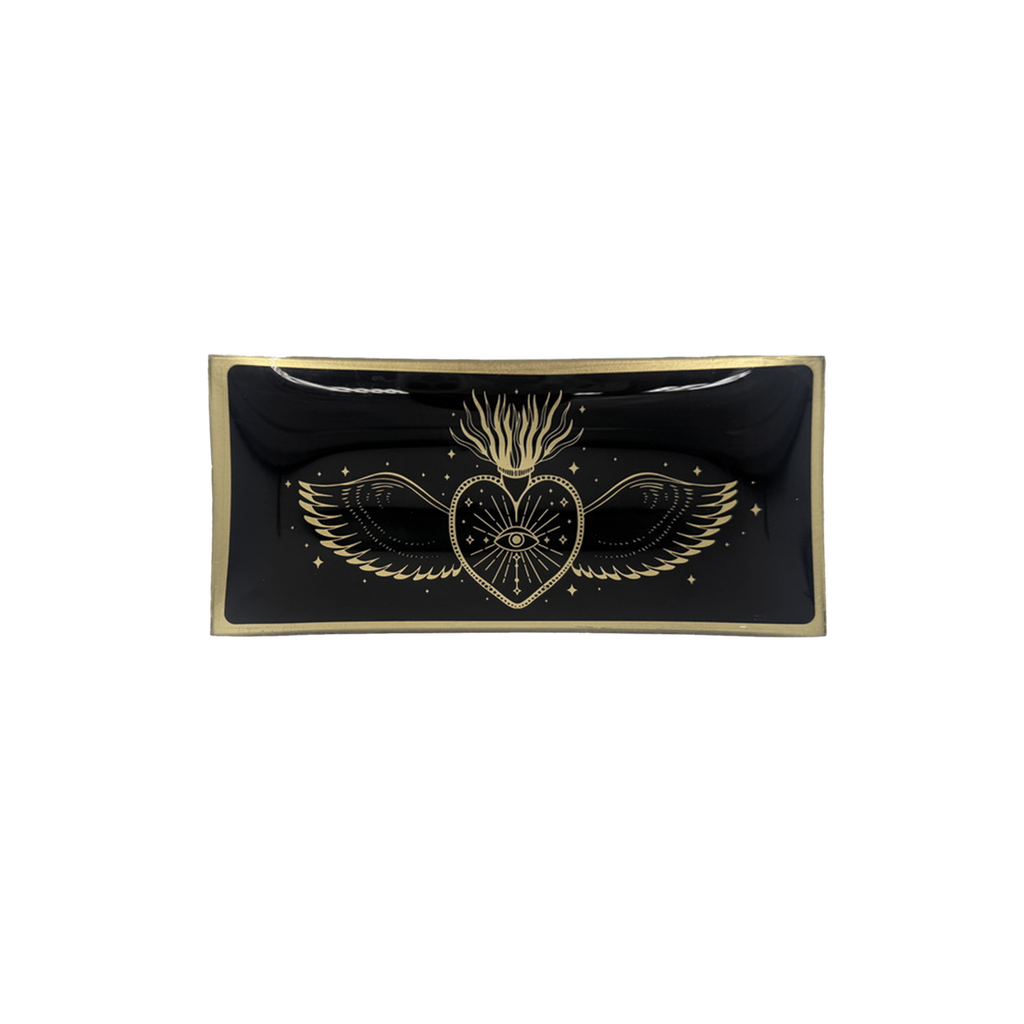 Plateau Rectangulaire en Verre "Ex-Voto" - Opjet