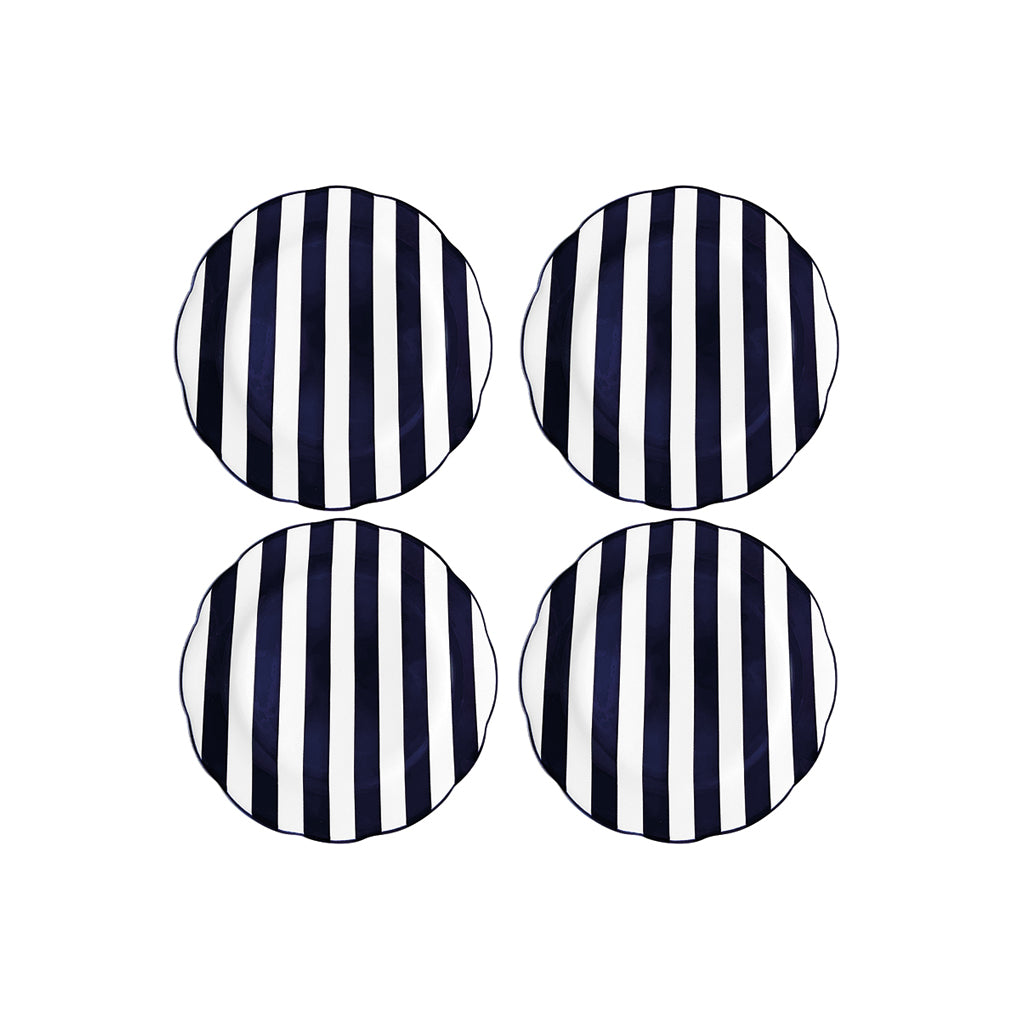 Set de 4 Assiettes à Dessert en Porcelaine Trattoria - Opjet