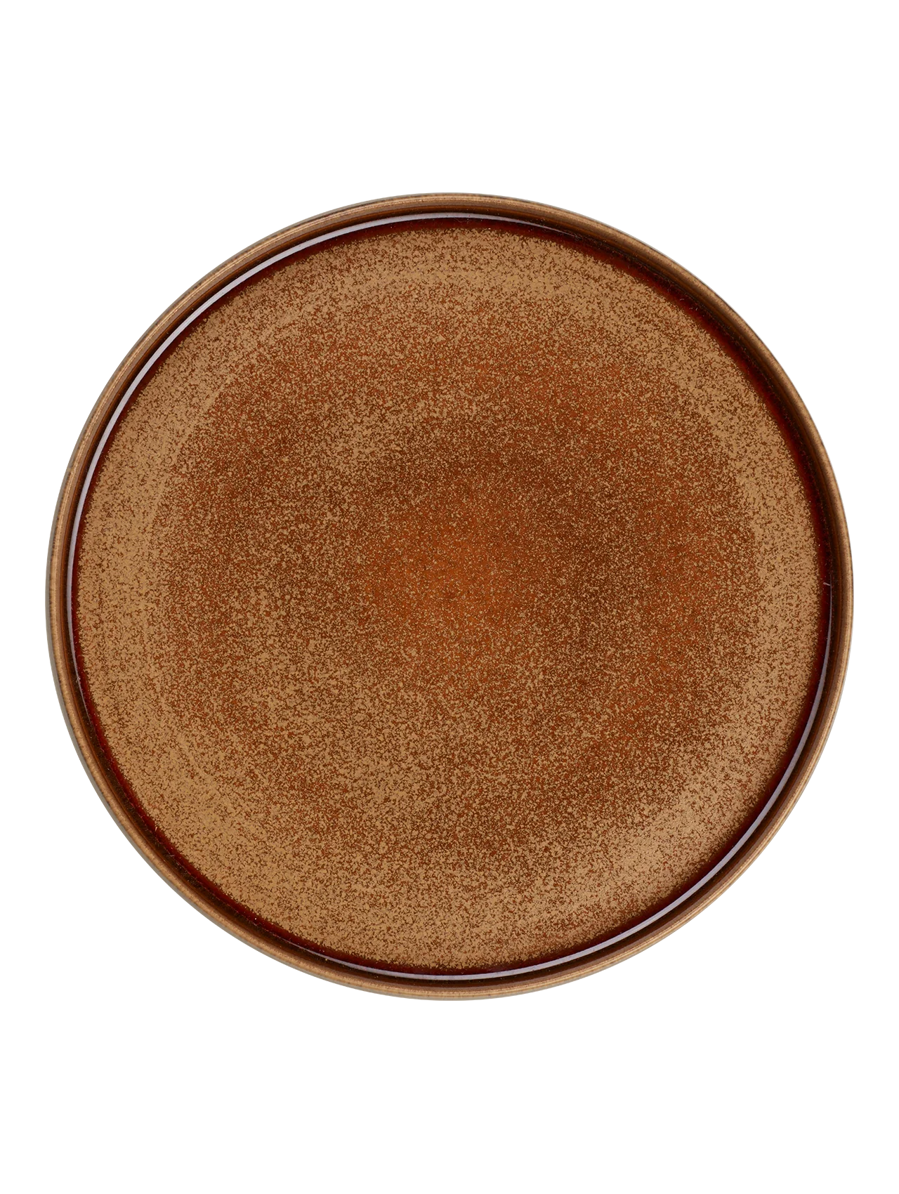 Set de 6 Assiettes Plates en Grès Brun ou Carbonne Gobi - Asa
