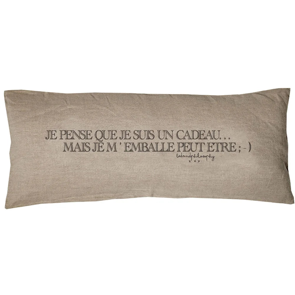 Coussin à Message Cadeau - Bedandphilosophy