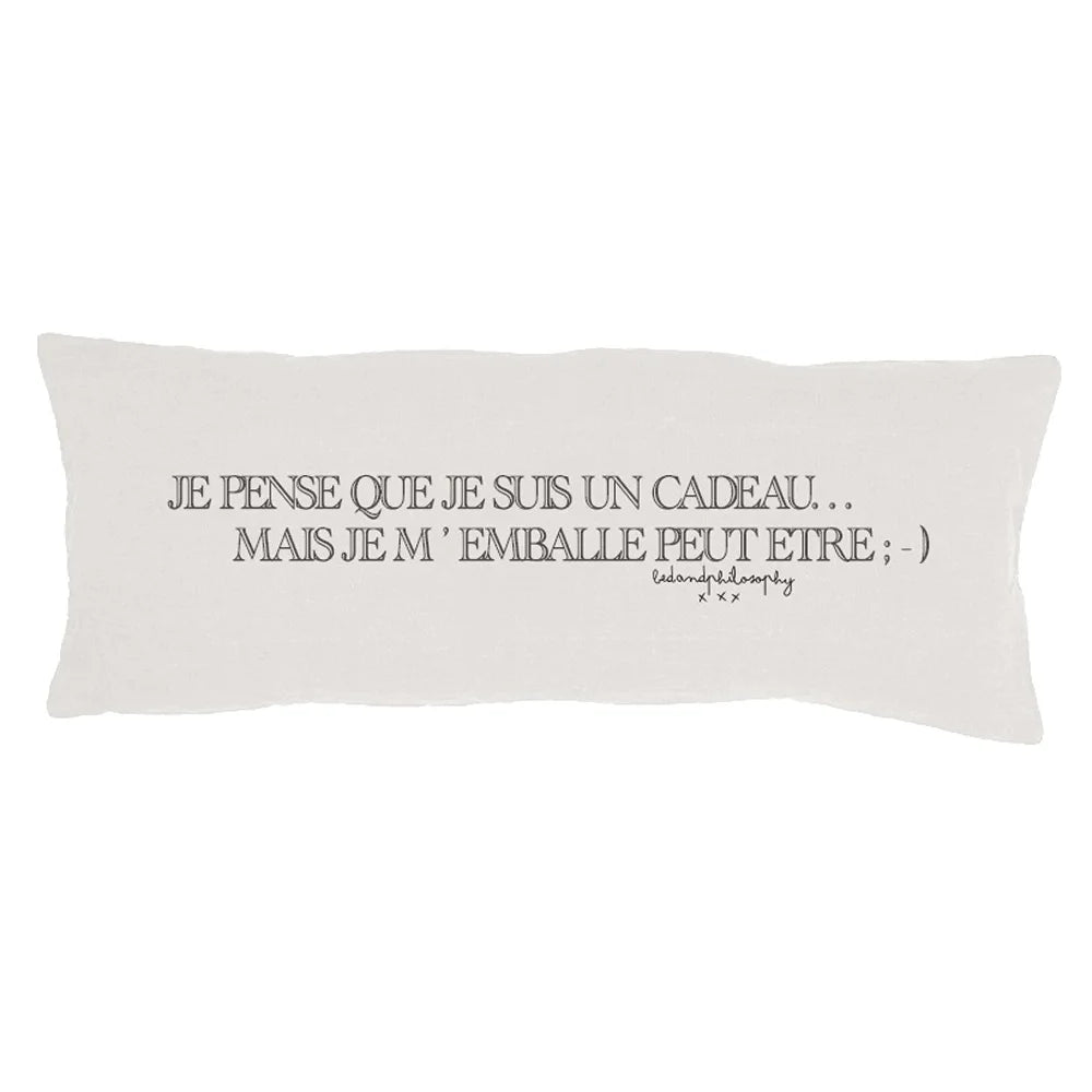 Coussin à Message Cadeau - Bedandphilosophy
