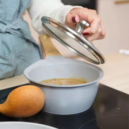 Couvercle en Verre et Inox 16 cm - Cookut