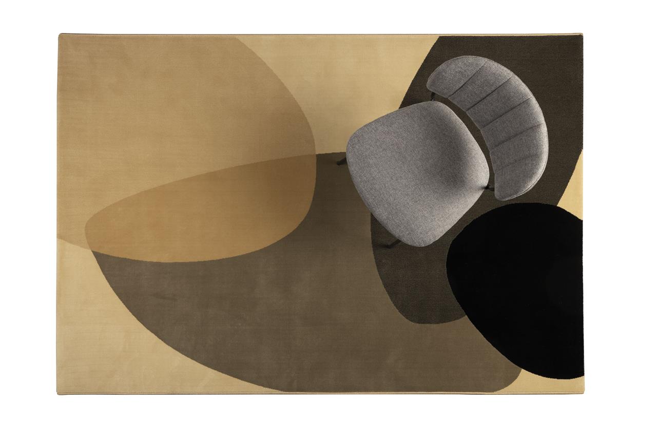 Tapis Spots en Jute 160x230 - White Label Living