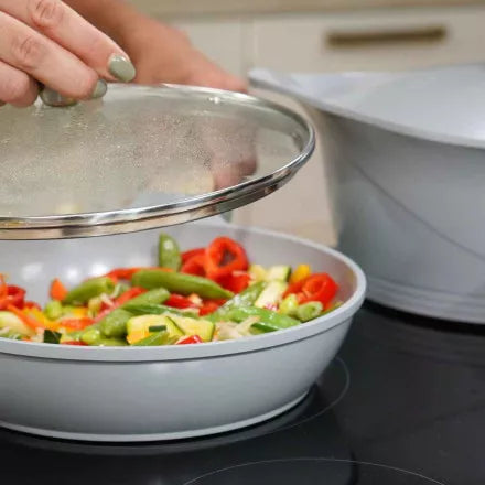 Couvercle en Verre et Inox 16 cm - Cookut