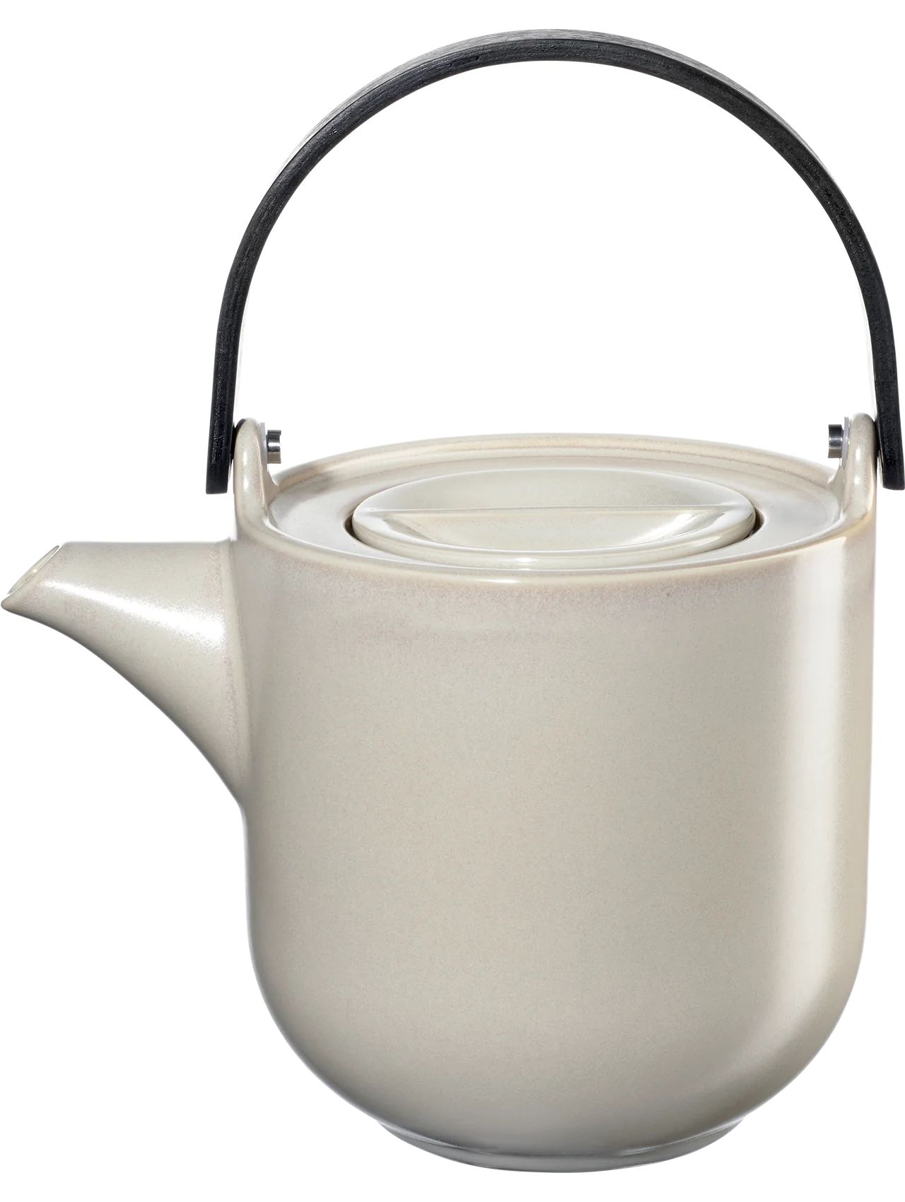 Théière Coppa en Porcelaine avec Manche en Bois - ASA