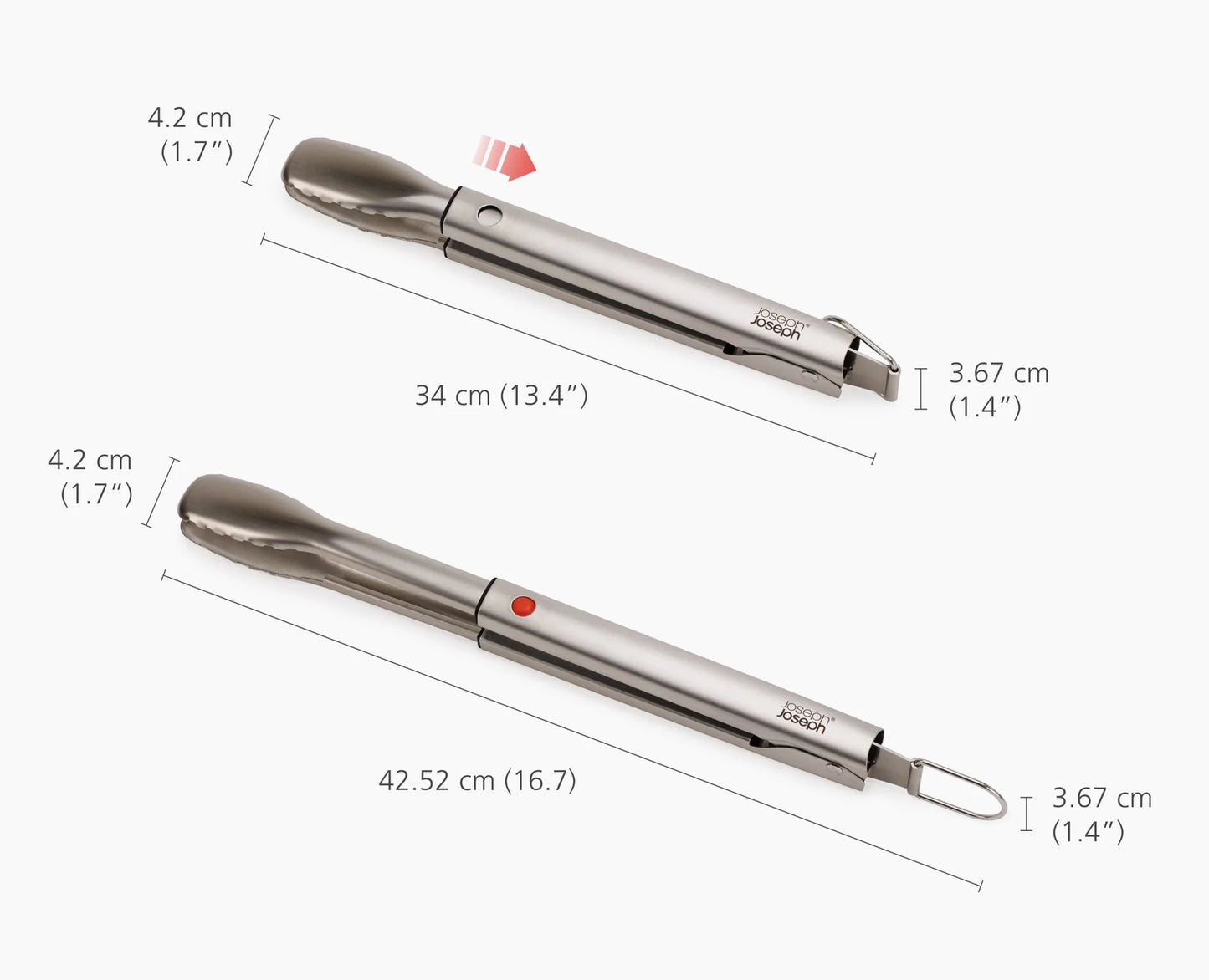 Set Pince & Spatule Pour BBQ Rétractable - Joseph Joseph