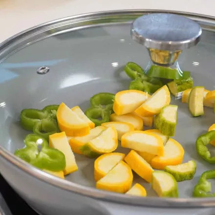 Couvercle en Verre et Inox 16 cm - Cookut