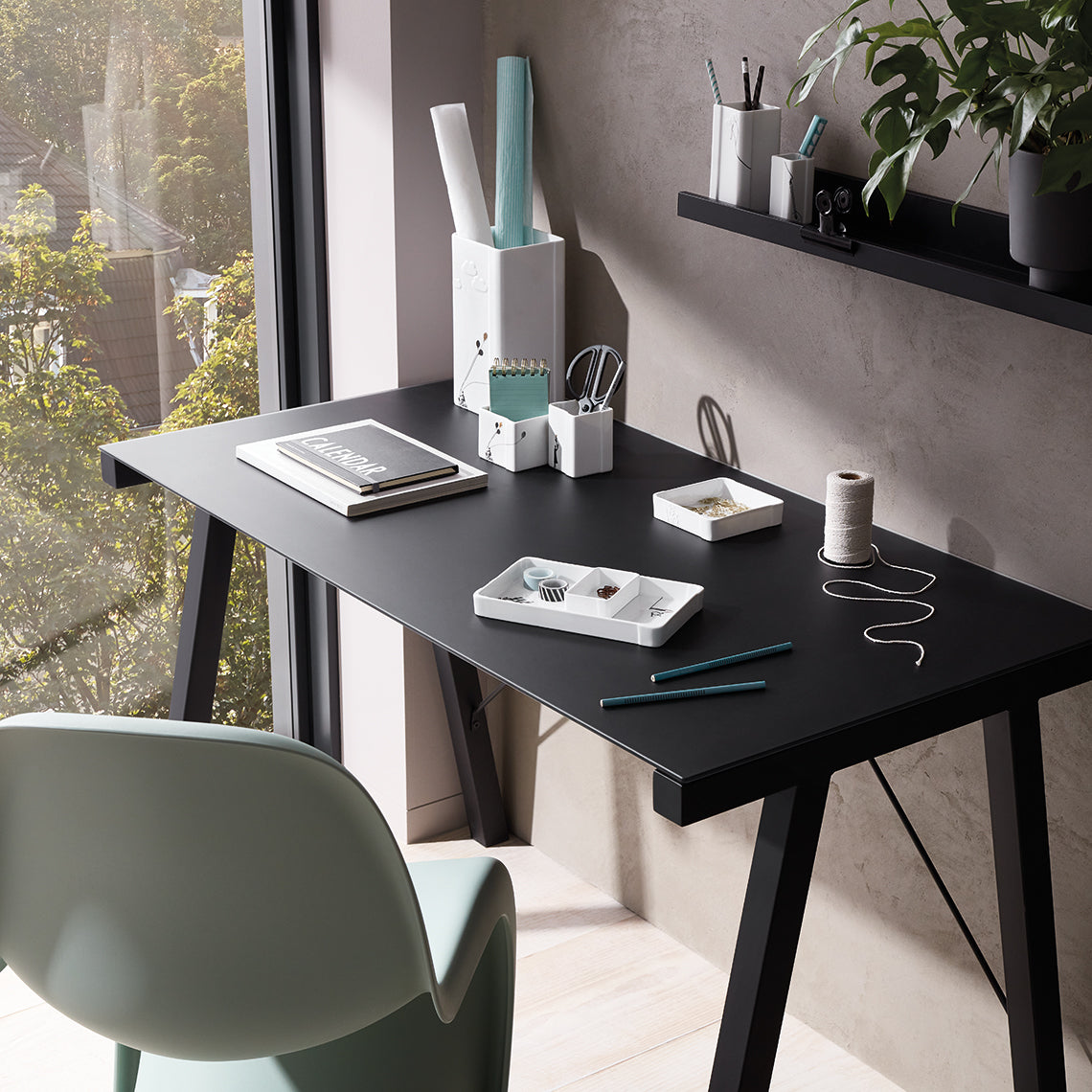 Vase en Porcelaine Blanche "Nuage de Pluie" - Räder