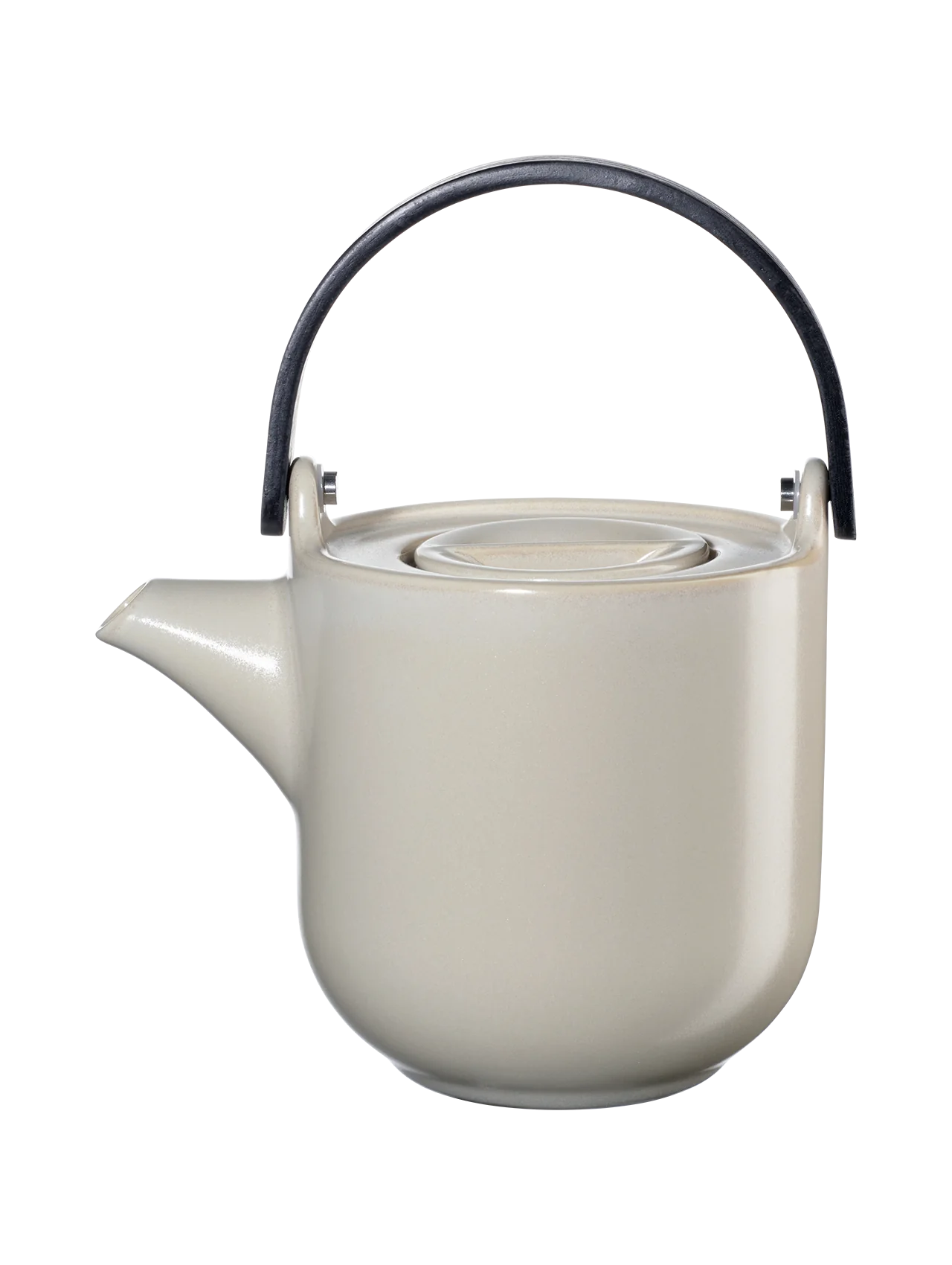 Théière Coppa en Porcelaine avec Manche en Bois - ASA