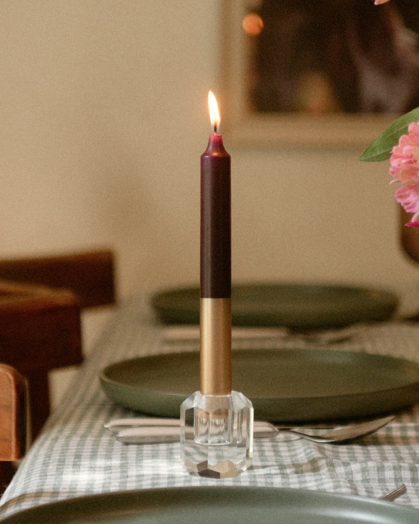 Bougie Chandelle Bicolore Pillier Droite - My Jolie Candle