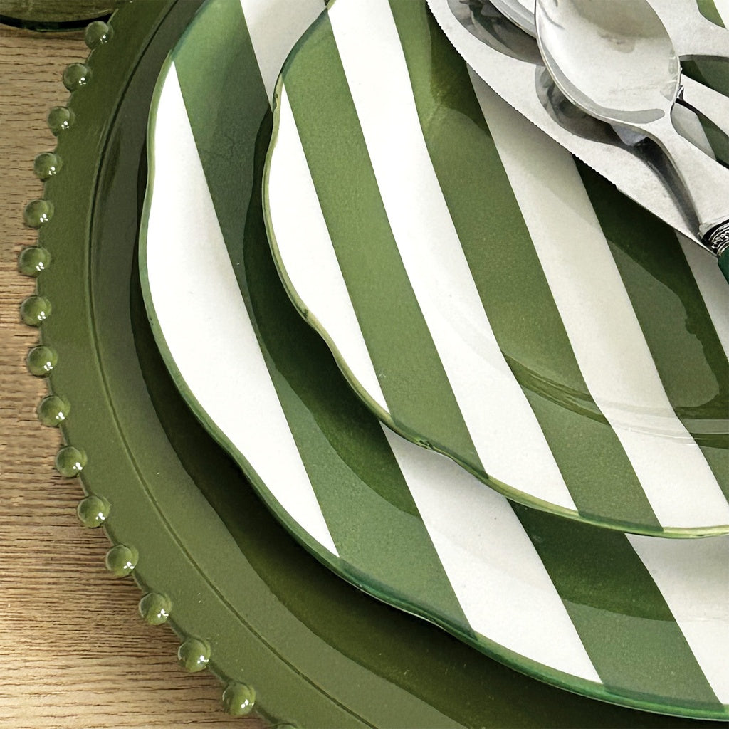 Set de 4 Assiettes à Dessert en Porcelaine Trattoria - Opjet