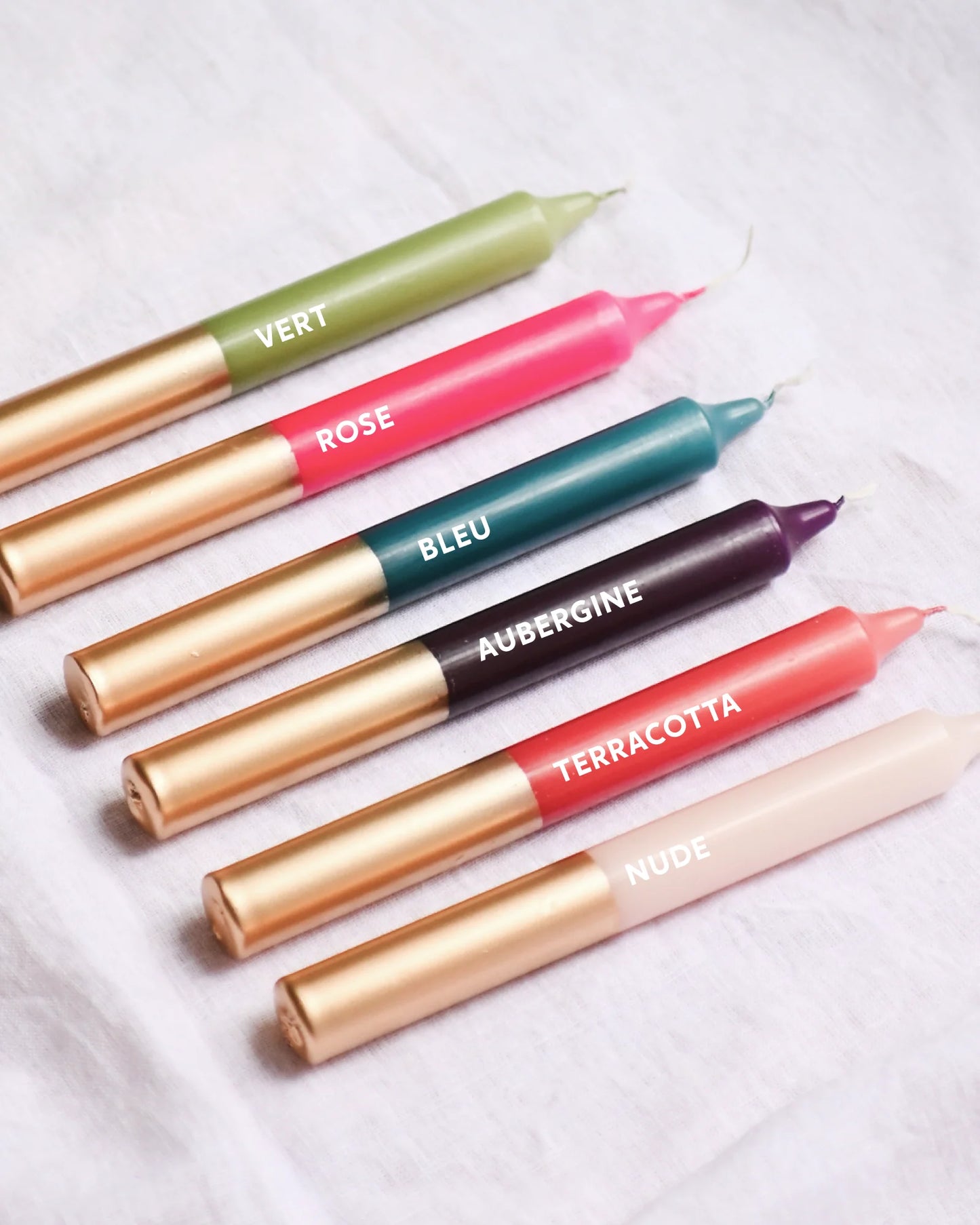 Bougie Chandelle Bicolore Pillier Droite - My Jolie Candle