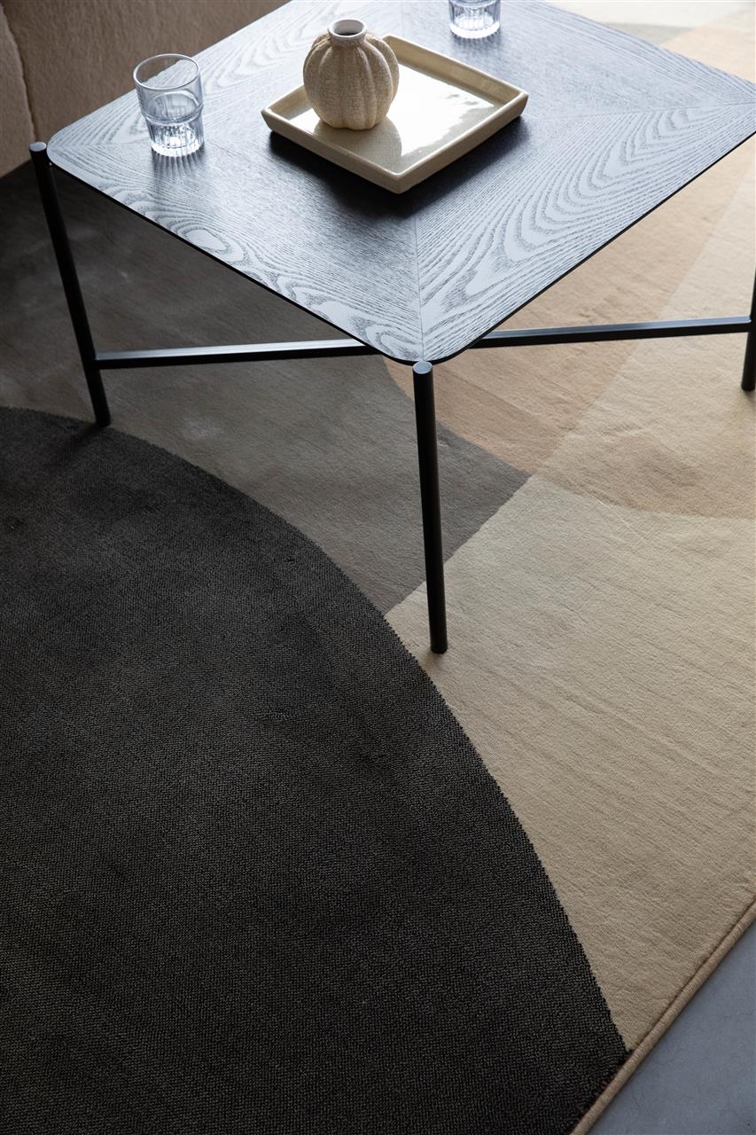 Tapis Spots en Jute 160x230 - White Label Living