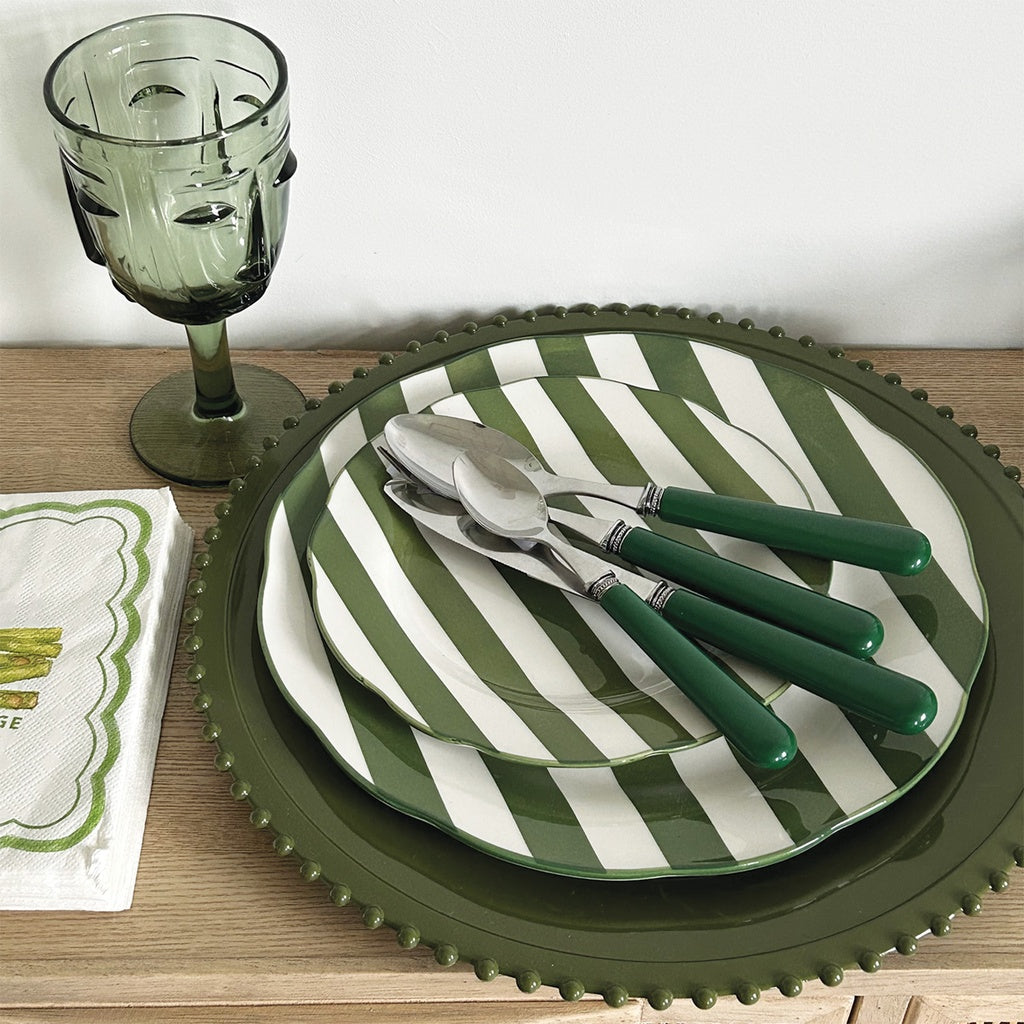 Set de 4 Assiettes à Dessert en Porcelaine Trattoria - Opjet