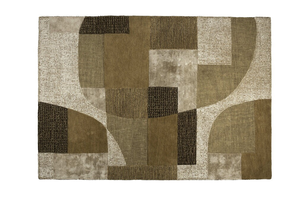 Tapis Silvan Olive Green 200x300 cm - White Label Living