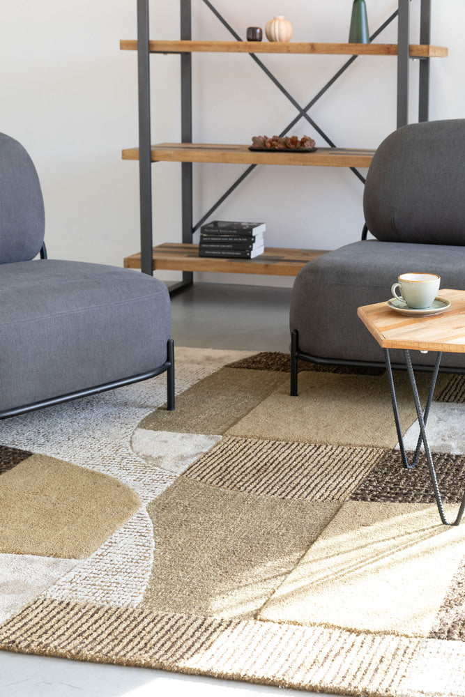 Tapis Silvan Olive Green 200x300 cm - White Label Living