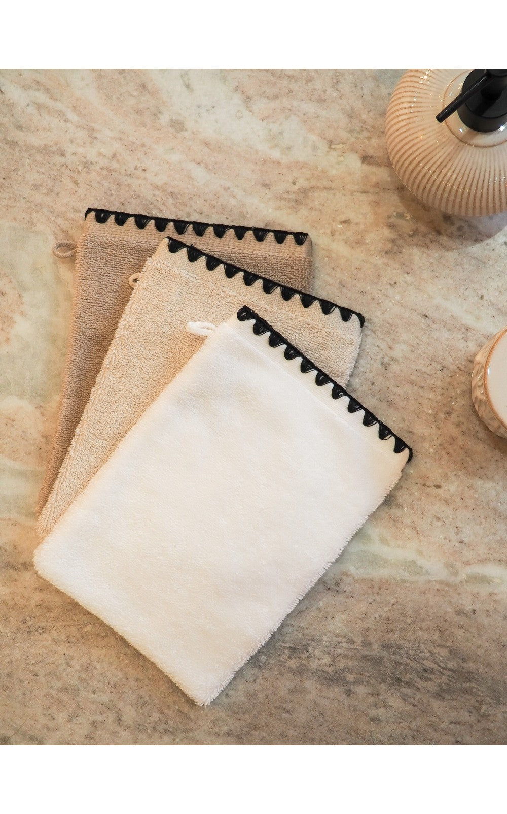 Serviette / Gant de Toilette Issey 100% Coton - Haomy