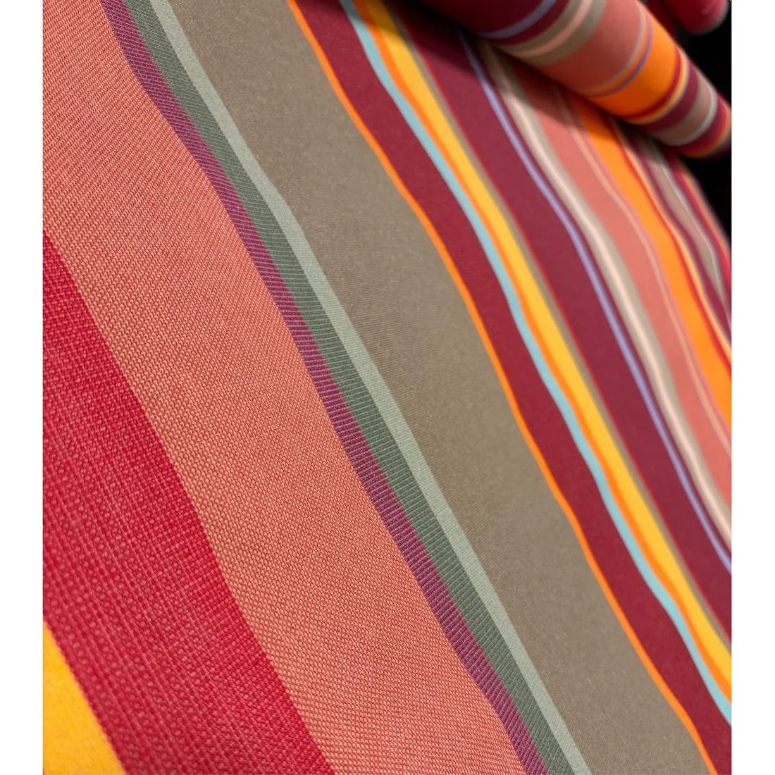 Lot de 4 Serviettes en Coton Collioure Rouge - Les Toiles du Soleil