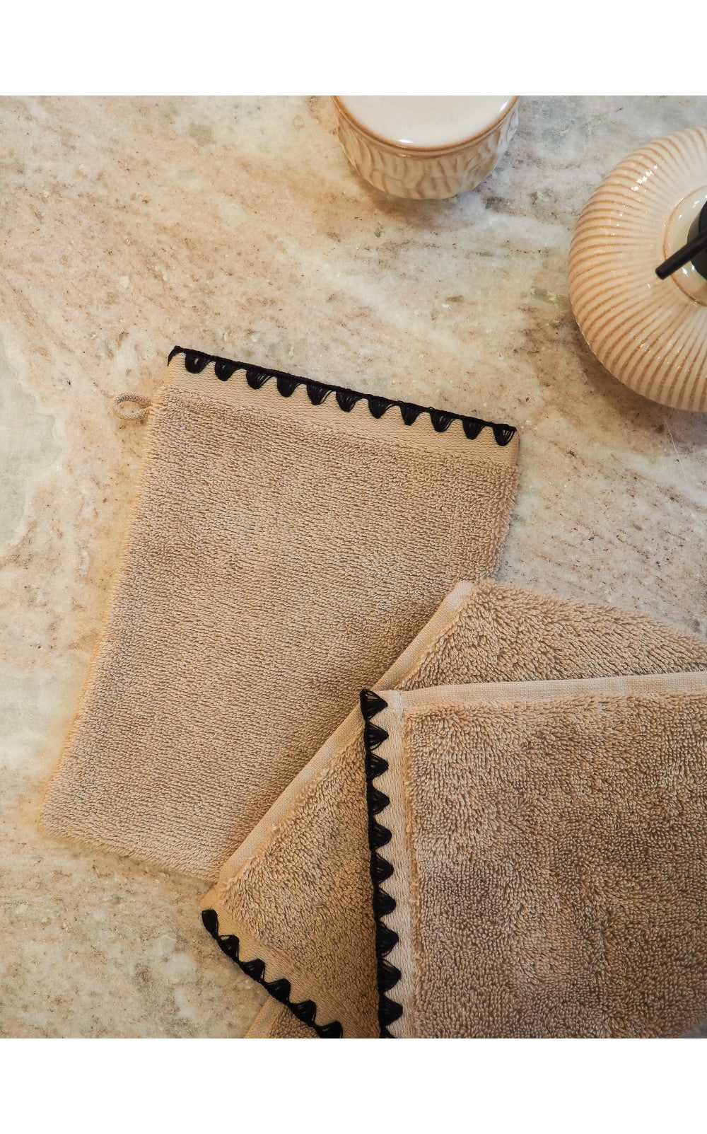 Serviette / Gant de Toilette Issey 100% Coton - Haomy