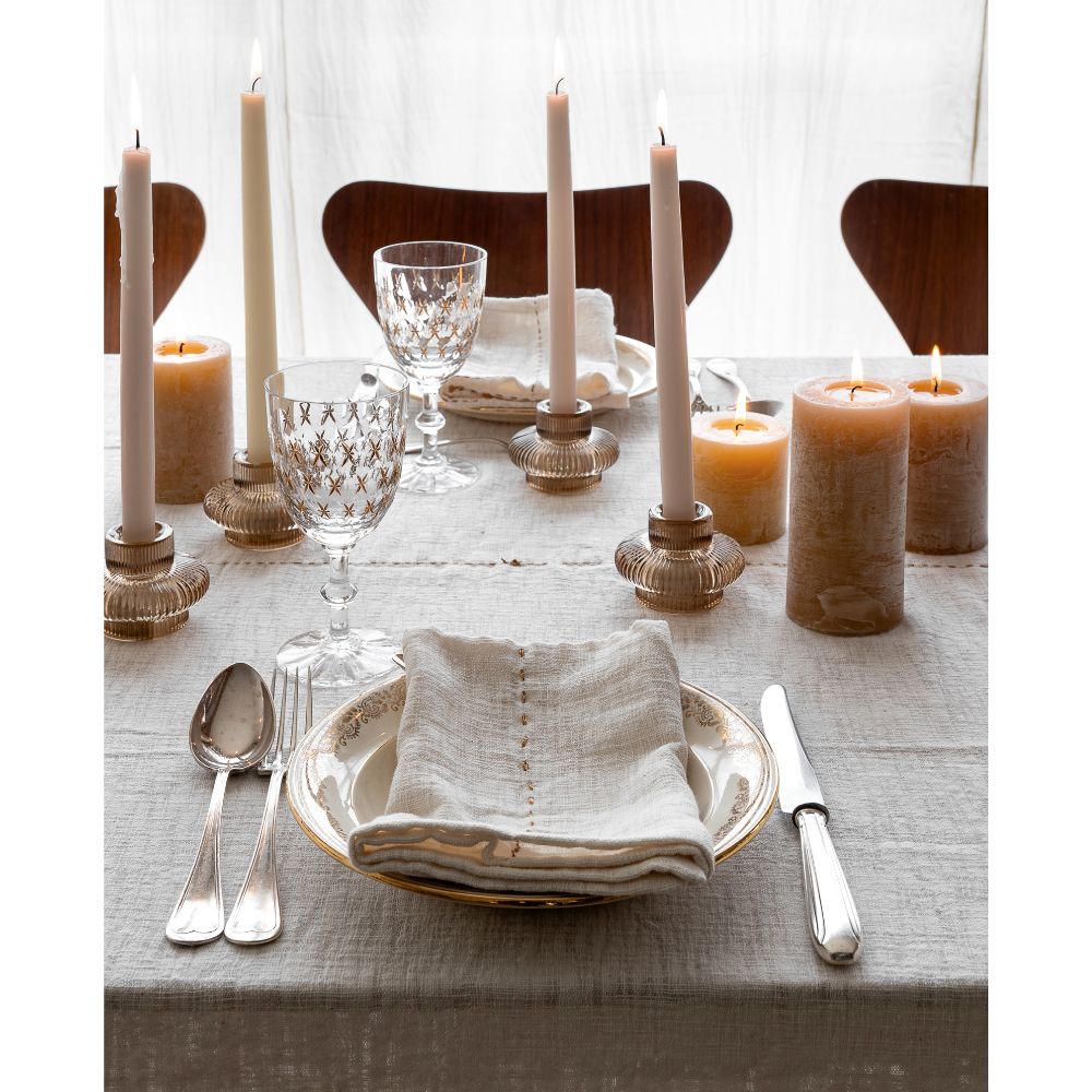 Nappe en Coton Flammé Lucette Écrue - Bedandphilosophy