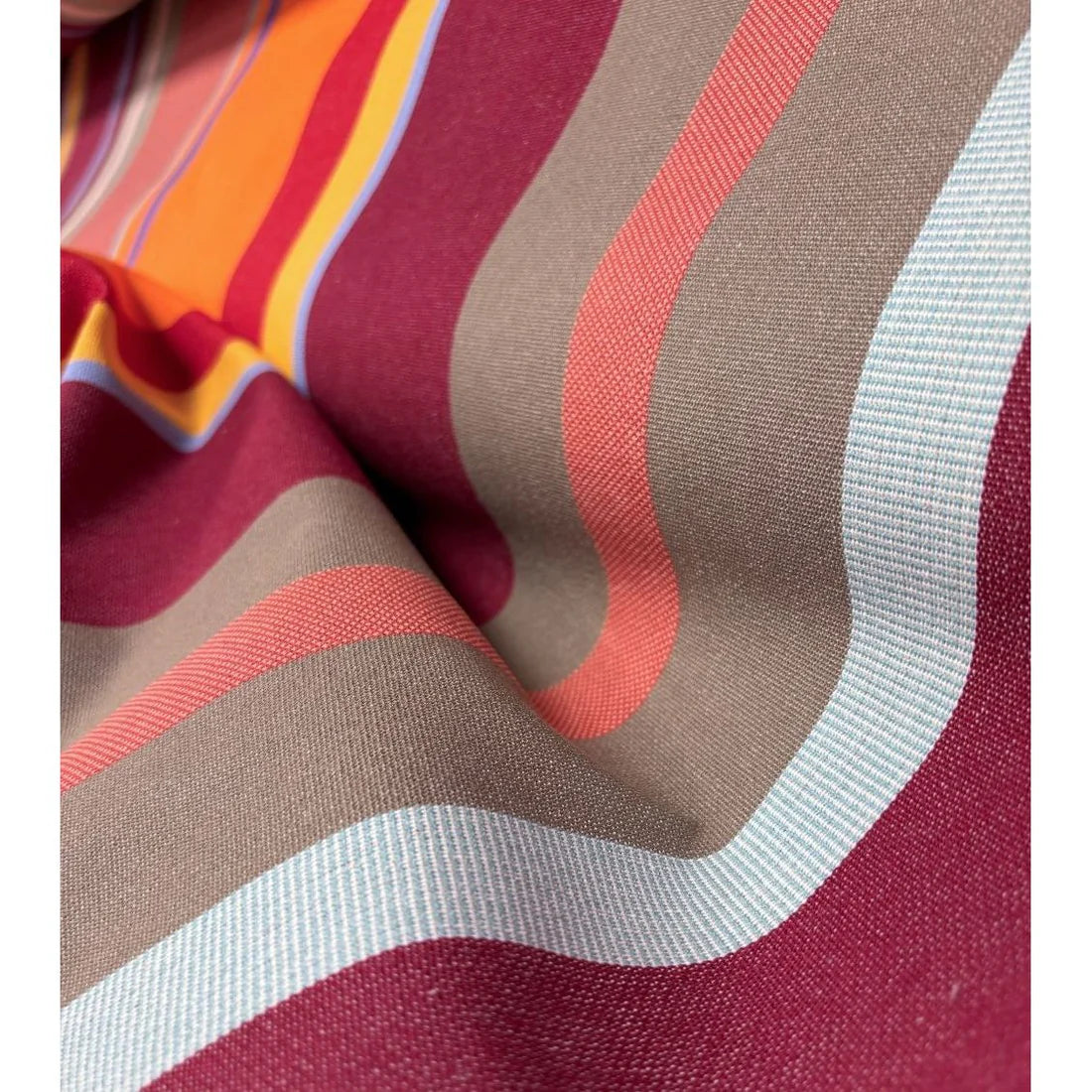 Lot de 4 Serviettes en Coton Collioure Rouge - Les Toiles du Soleil