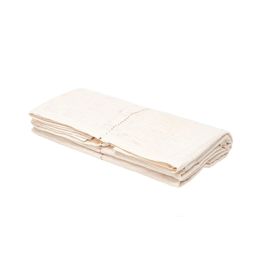 Nappe en Coton Flammé Lucette Écrue - Bedandphilosophy