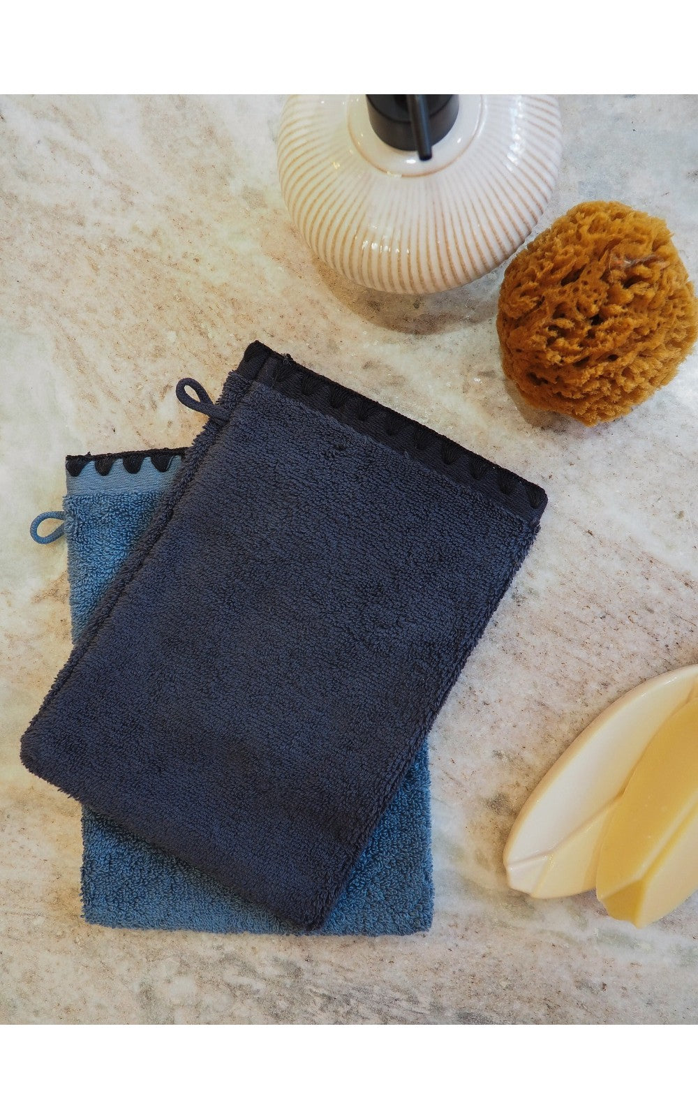 Serviette / Gant de Toilette Issey 100% Coton - Haomy