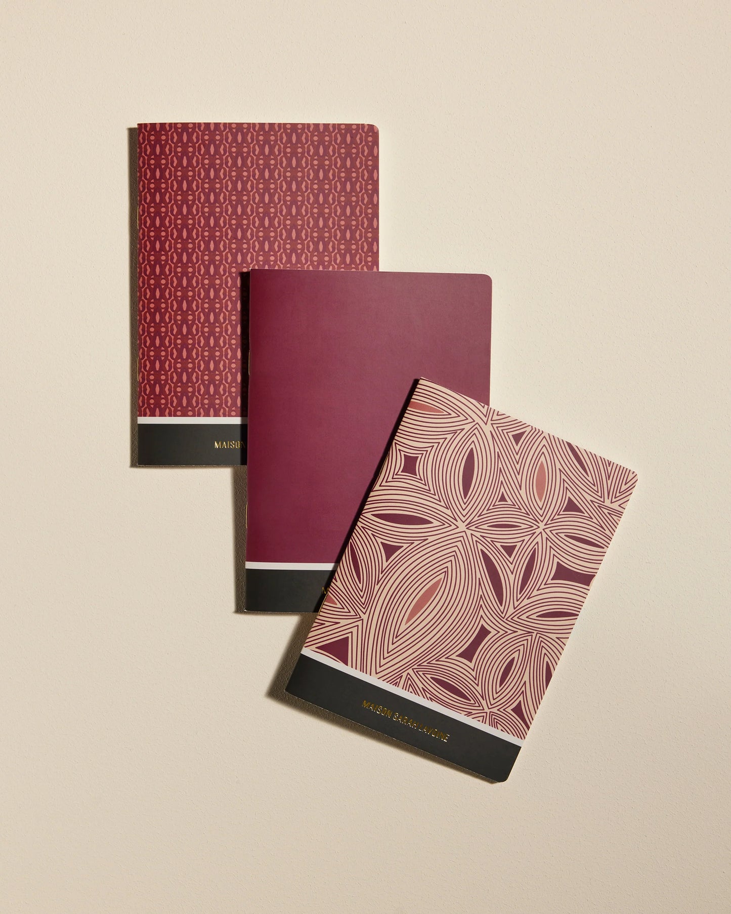 Lot de 3 Carnets Memento - Maison Sarah Lavoine