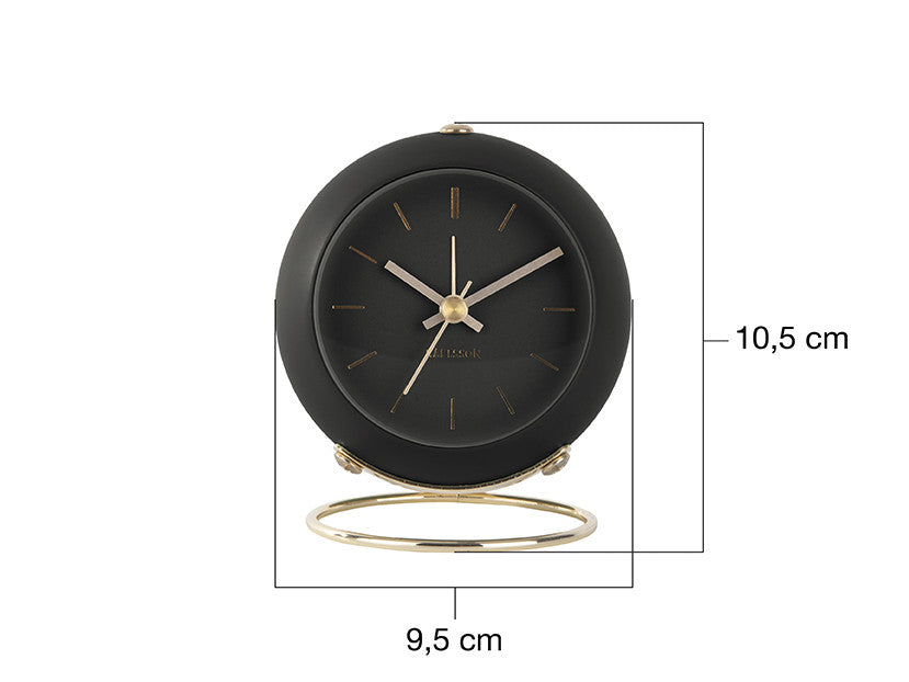 Réveil Alarme Globe D.9,5 cm - Present Time