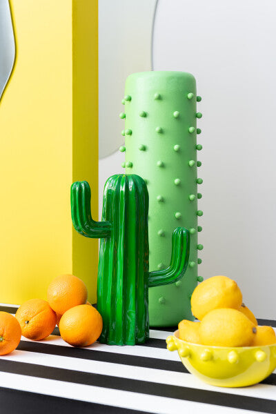 Cactus Décoratif Coloré en Polyresine - Jolipa