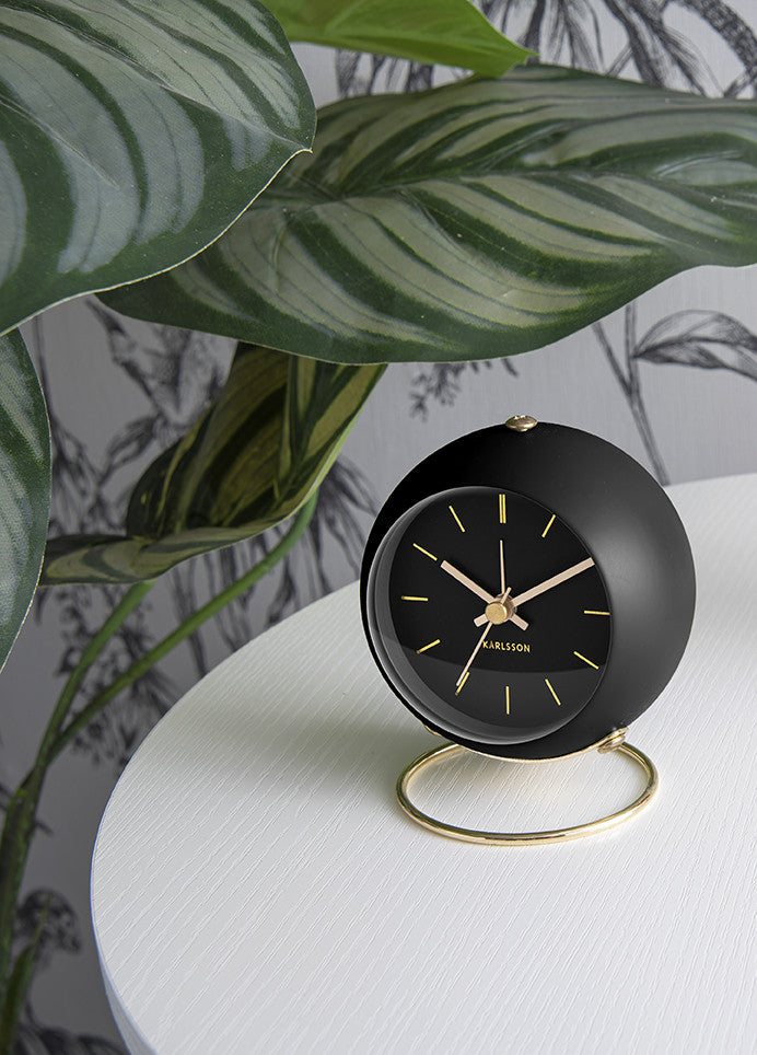 Réveil Alarme Globe D.9,5 cm - Present Time