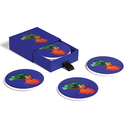 Set de 4 Dessous-de-Verre Rascaqueen en Céramique - Gangzaï