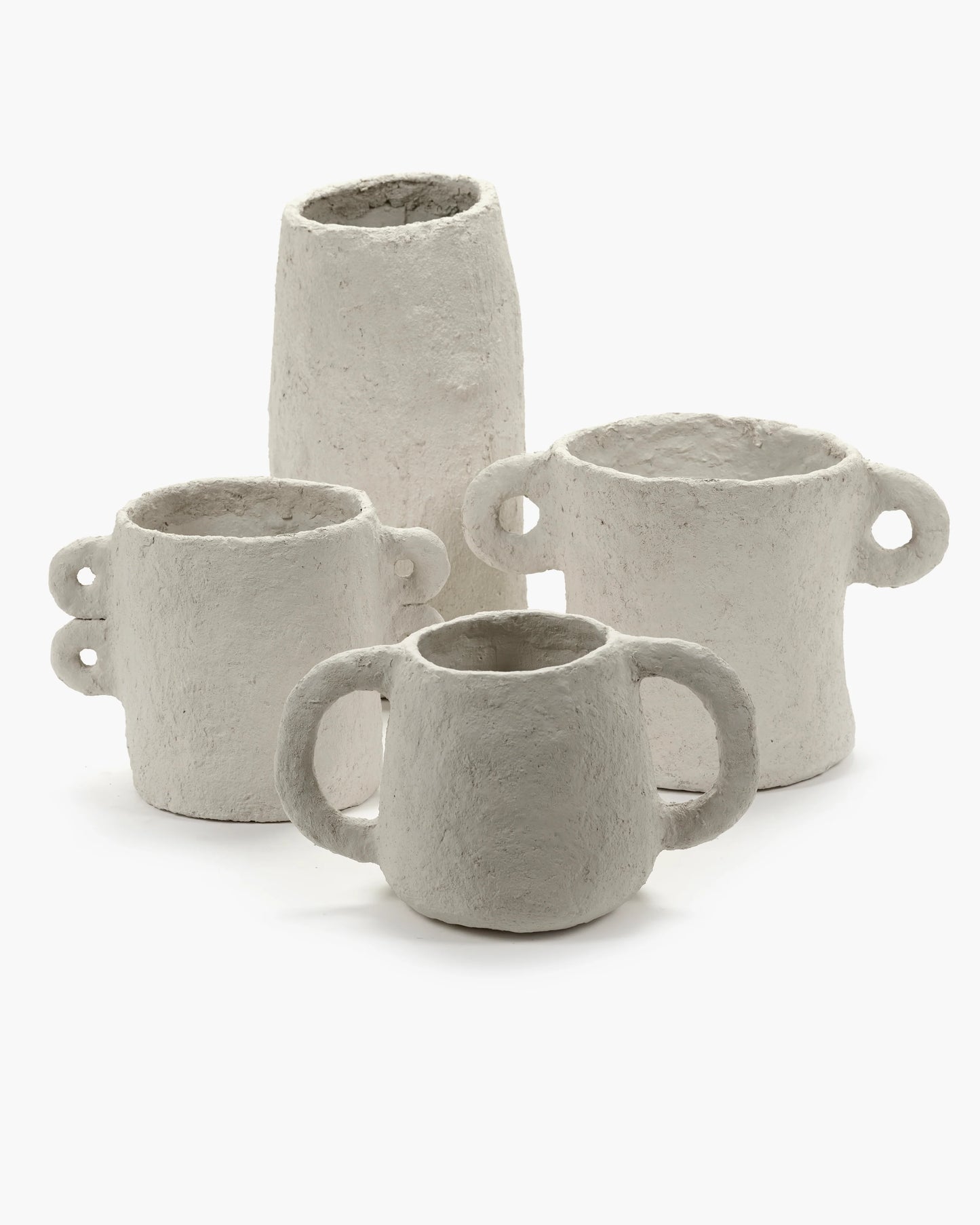 Pot M en papier mâché beige Terre - Serax
