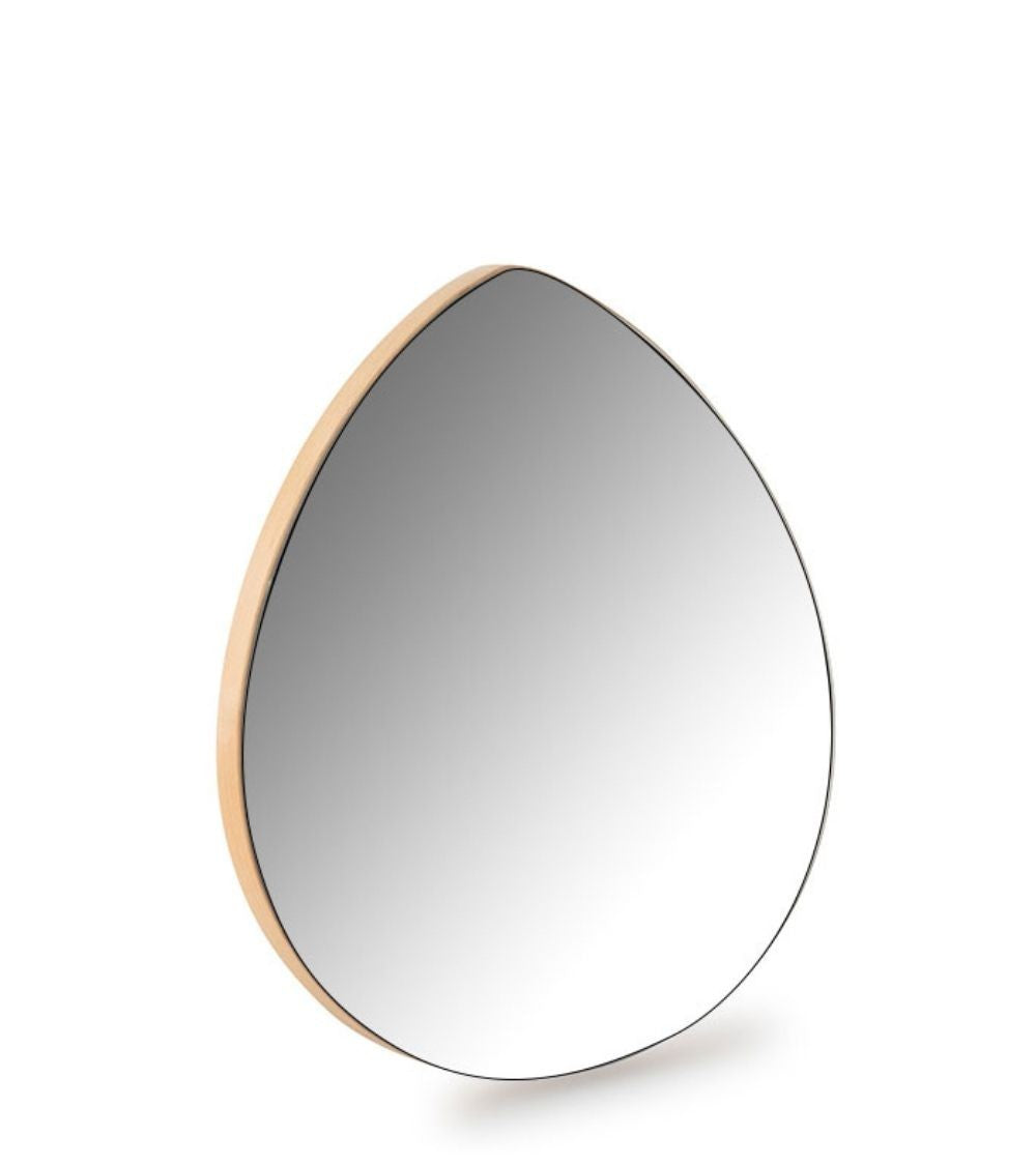 Miroir Droplet Bordure en Chêne - Athezza