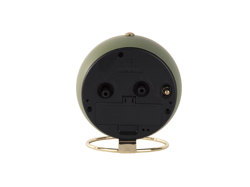 Réveil Alarme Globe D.9,5 cm - Present Time