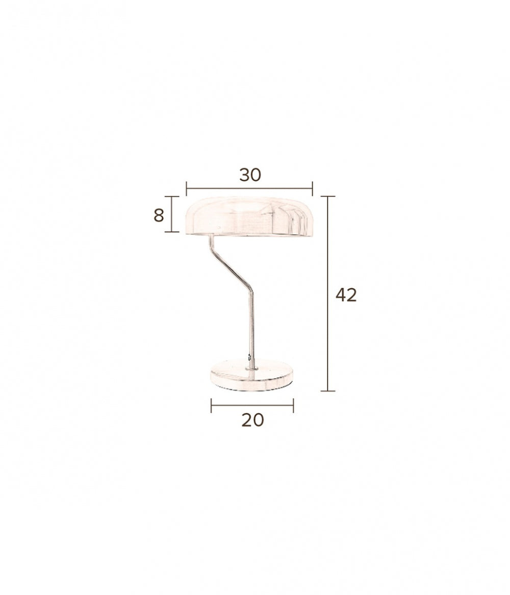 Lampe de Table Eclipse Dorée - DutchBone
