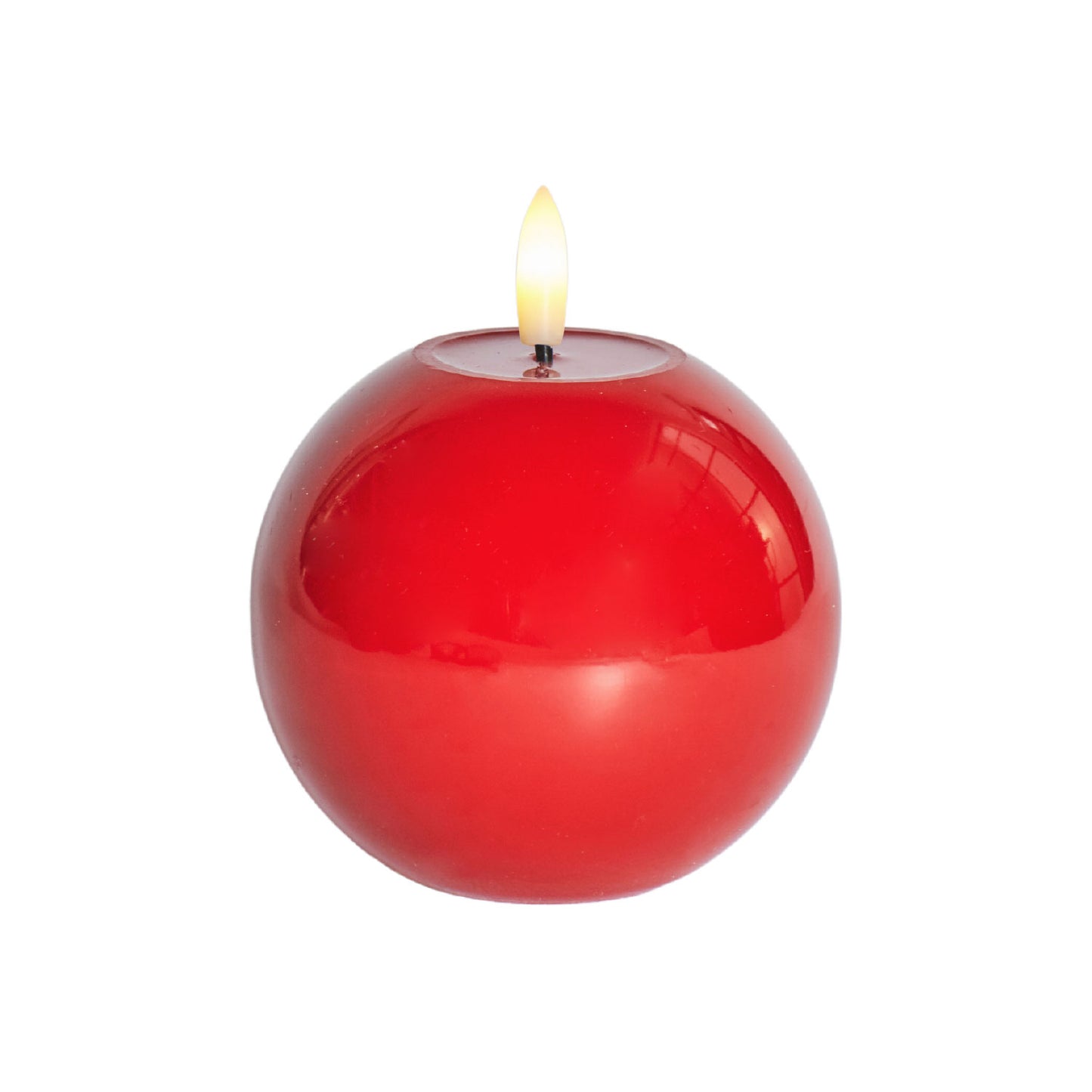 Bougie LED Ronde en Cire D.10 x H.9 cm - Sirius