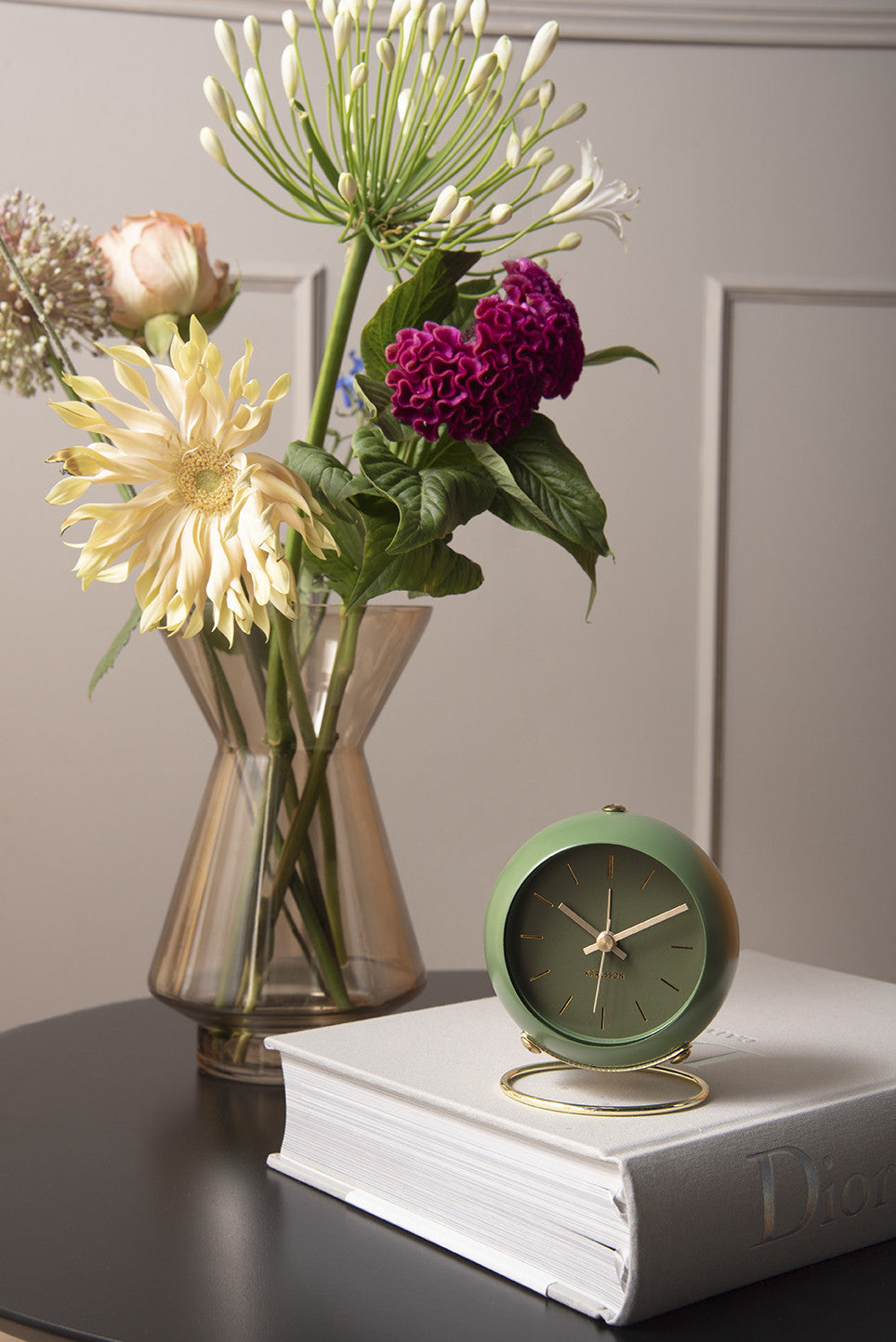 Réveil Alarme Globe D.9,5 cm - Present Time