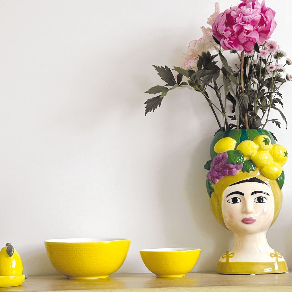 Vase Femme Citrons en Céramique - Opjet