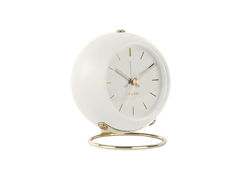 Réveil Alarme Globe D.9,5 cm - Present Time