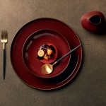 Assiette Plate Rusty Red x6 - ASA vendus par 6