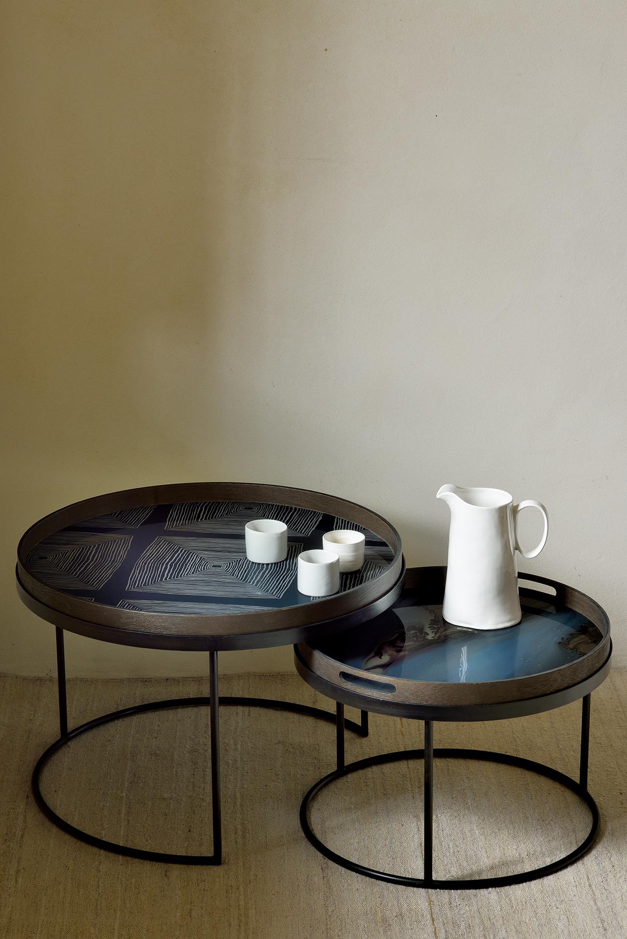 Plateau en Verre Organic Slate - Ethnicraft