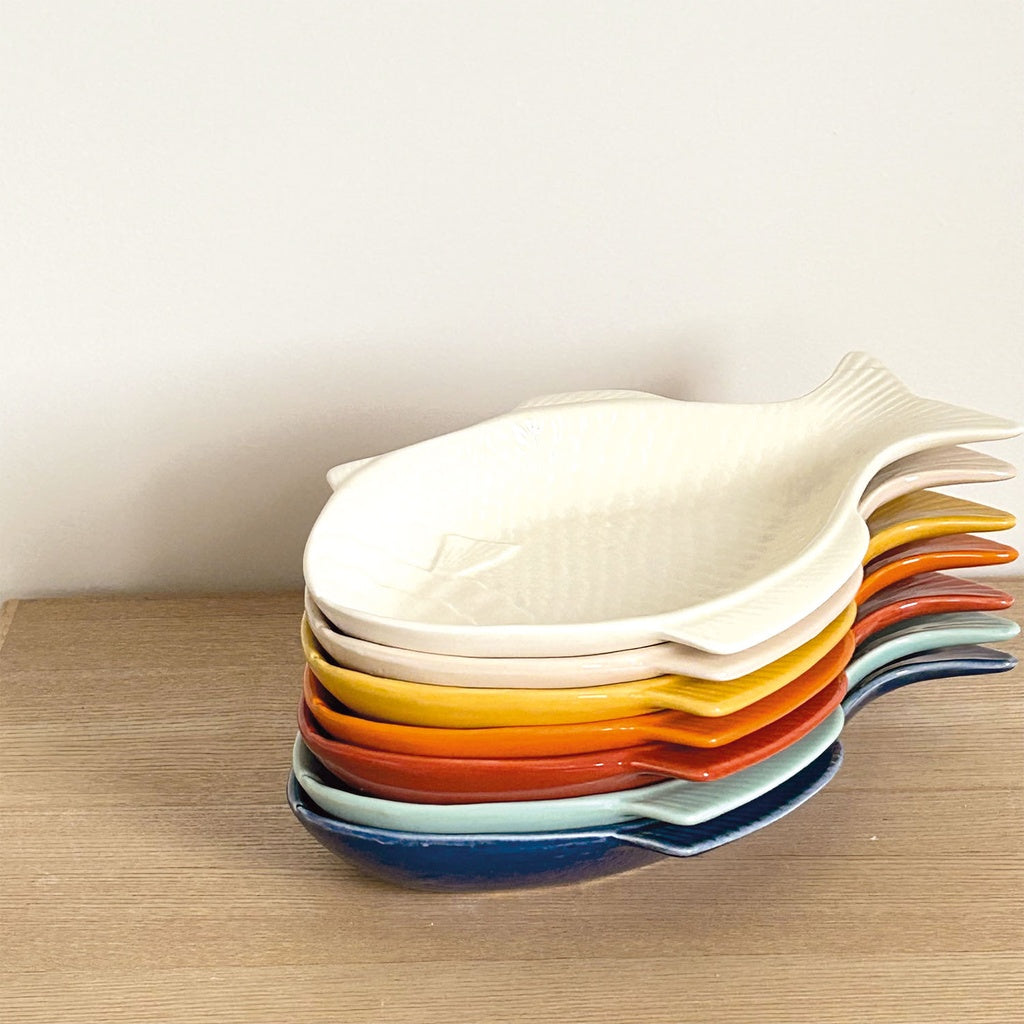 Coupelle Vide-Poches Poisson en Faïence (4 couleurs) - Opjet
