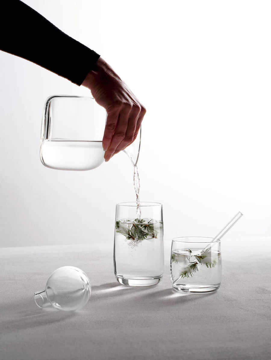 Carafe en Verre Transparent avec Bouchon Sarabi - ASA