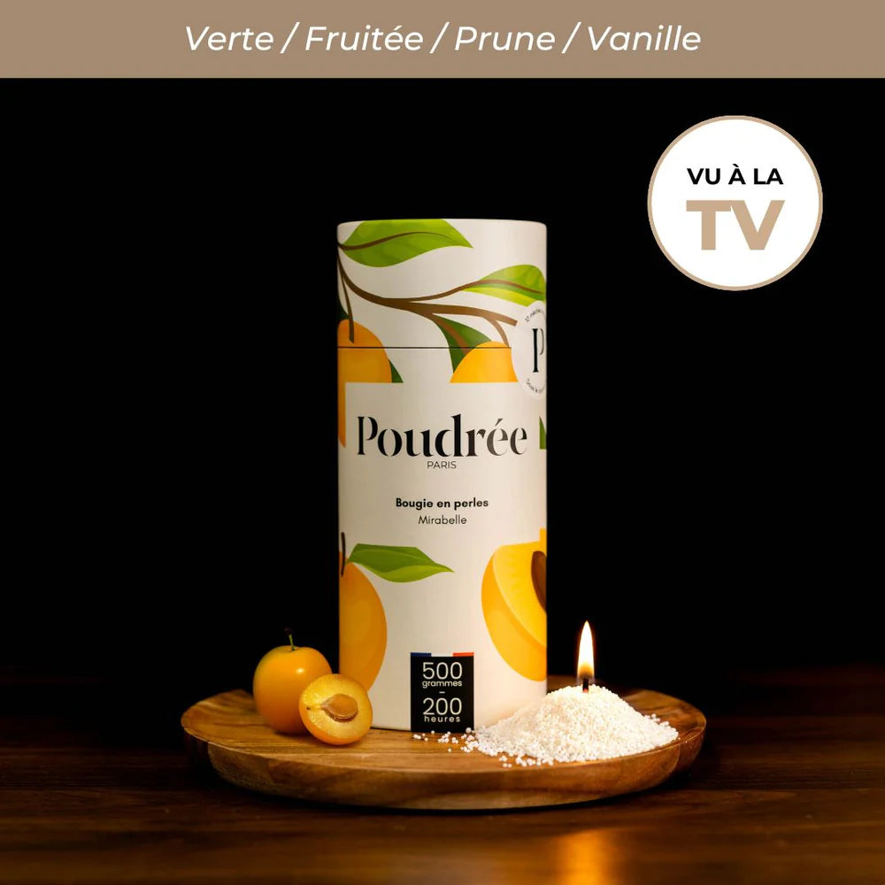 Bougie Parfumée en Perles - Poudrée Paris
