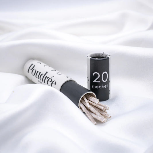 Lot de 20 Mèches pour Bougie Poudrée - Poudrée Paris