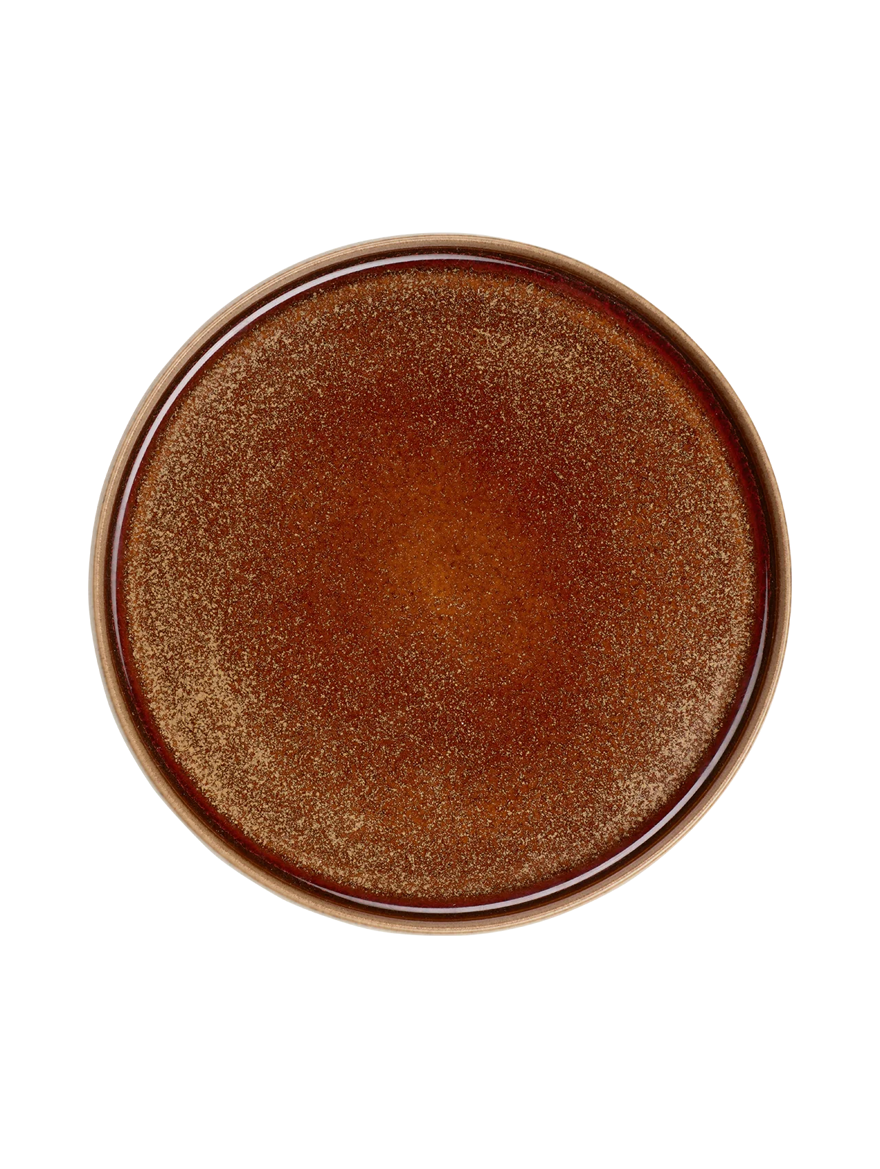 Set de 6 Assiettes Plates en Grès Brun ou Carbonne Gobi - Asa