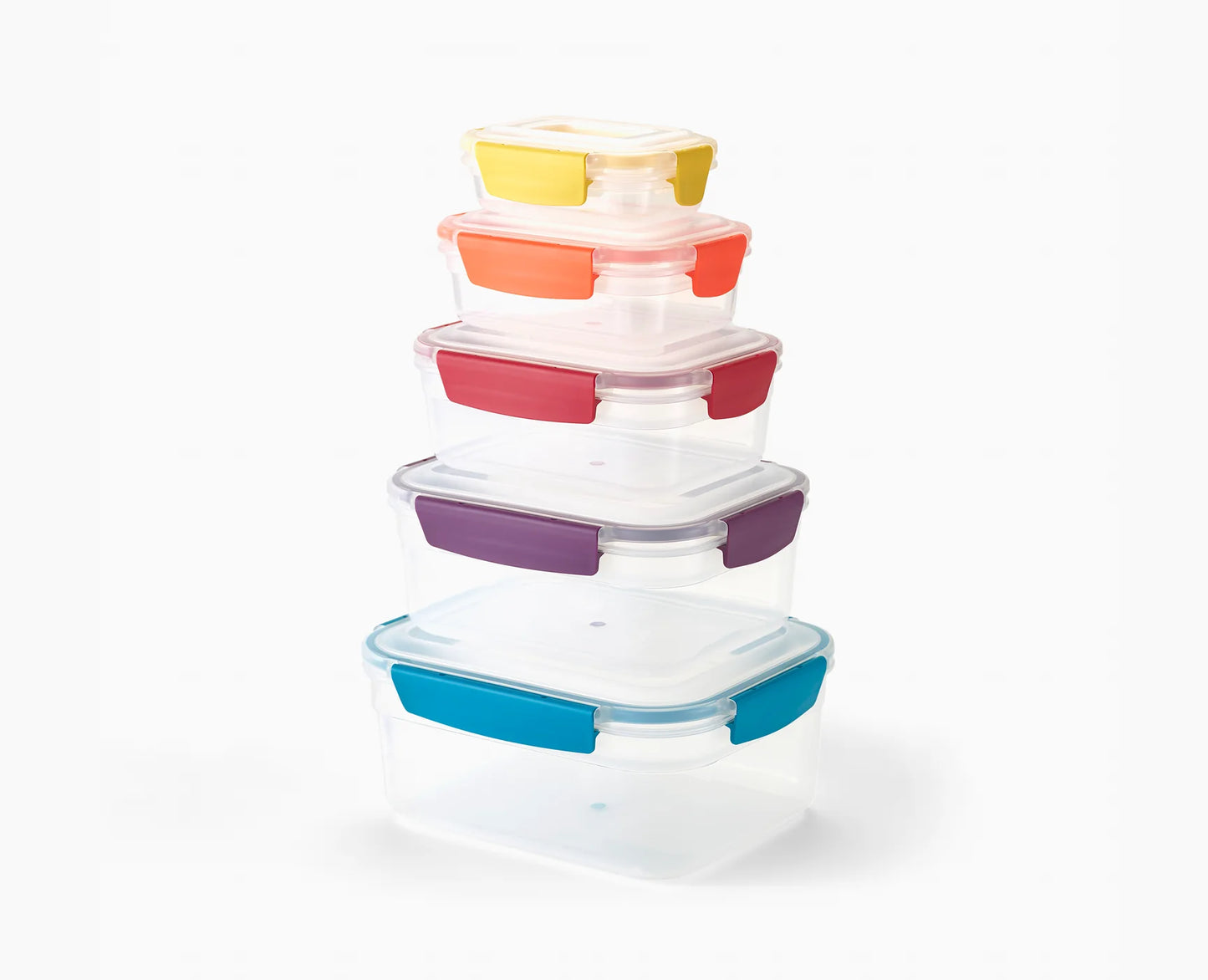 Lot de 5 Boîtes de Conservation Compactes Plastique - Joseph Joseph