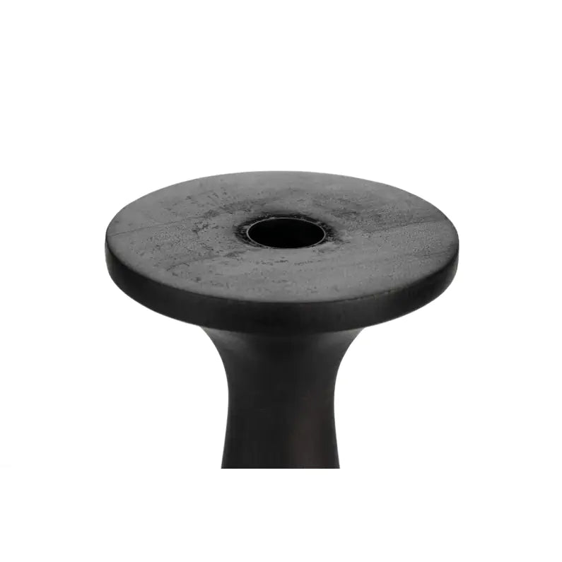 Bougeoir en Bois de Manguier Flames Noir - Zuiver